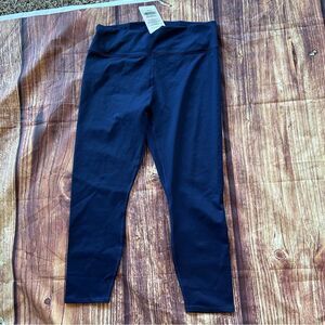 Women’s Fabletics Leggings NWT Powerhold 7/8 Size XXL 16/18 Navy